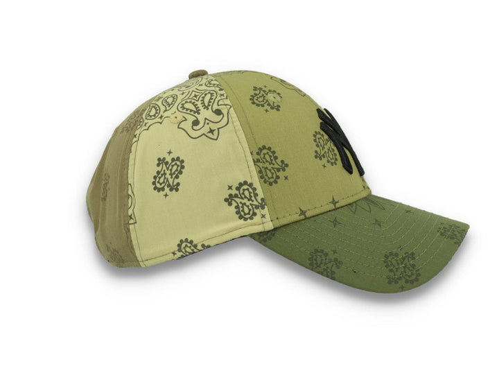 9FORTY Paisley Print NY Yankees Olive - LOKK
