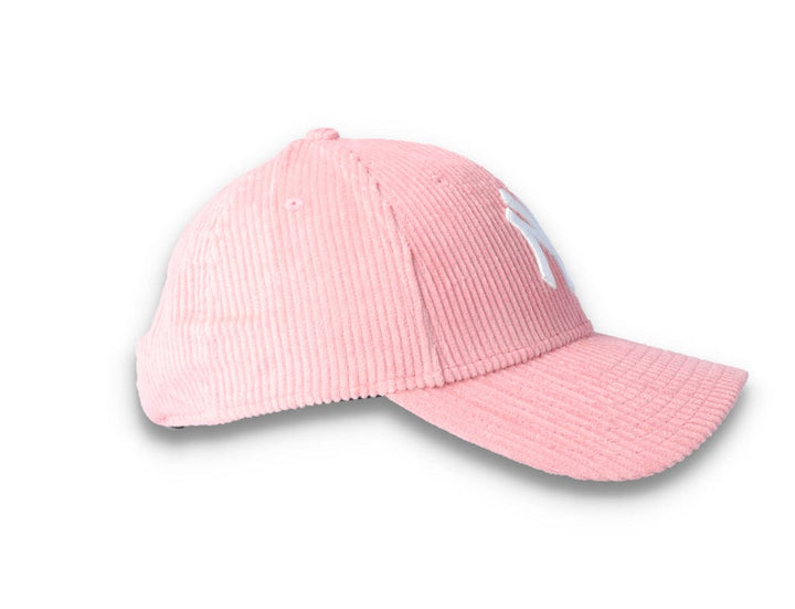 Dame Cap NY Yankees Pink Fashion Cord 9FORTY Womens - LOKK