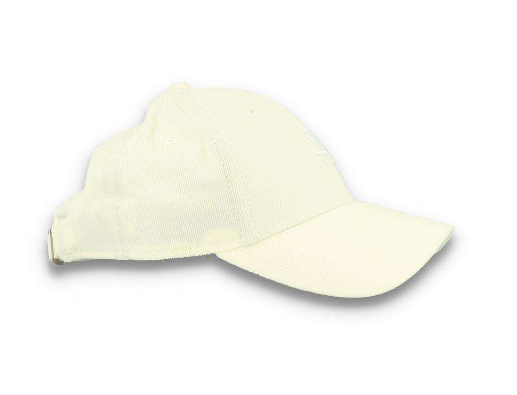 9FORTY Womens Mini Cord Logo Los Angeles Dodgers Beige - LOKK