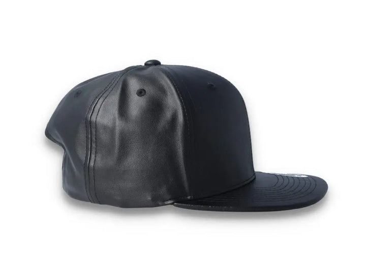Yupoong Snapback Full Leather 6089FL Black - LOKK