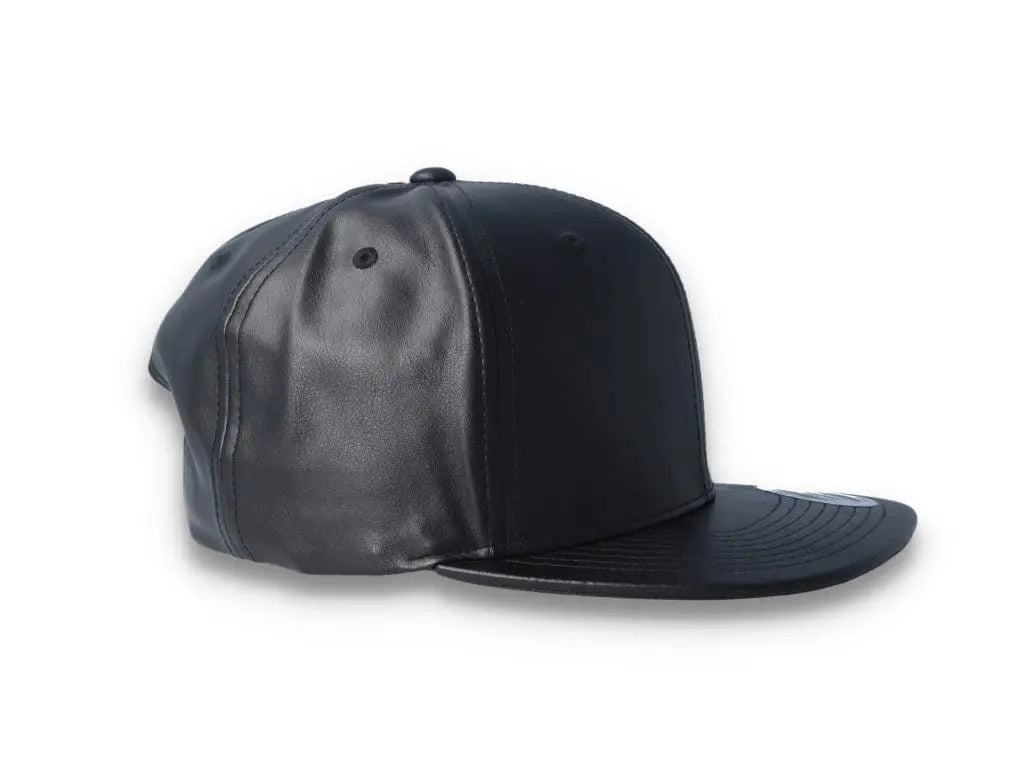 Yupoong Snapback Full Leather 6089FL Black - LOKK