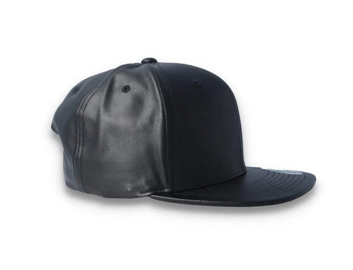 Yupoong Snapback Full Leather 6089FL Black - LOKK