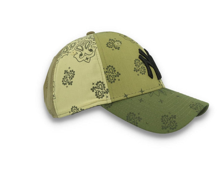 9FORTY Paisley Print NY Yankees Olive - LOKK