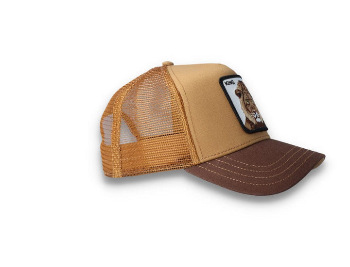 Goorin Trucker Cap The King Lion Brown - LOKK