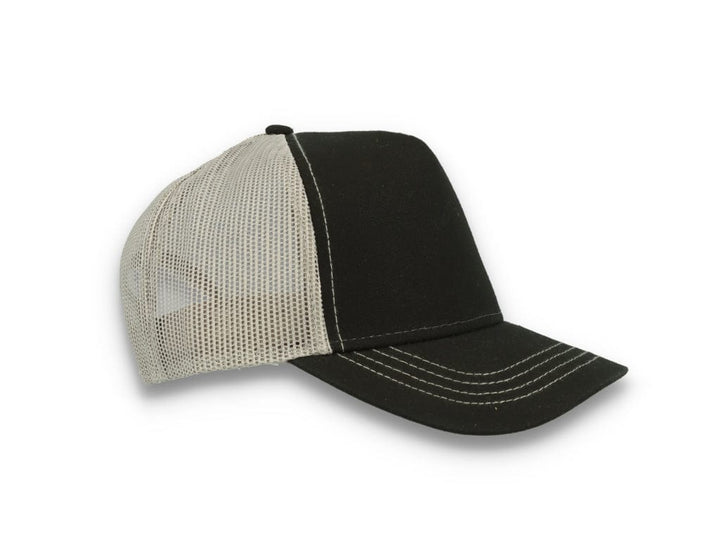 Trucker Cap Black/Grey Atlantis Rapper Canvas - LOKK