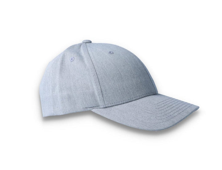 Curved Baseball Cap Snapback Heather Grey - Yupoong 7706 - LOKK