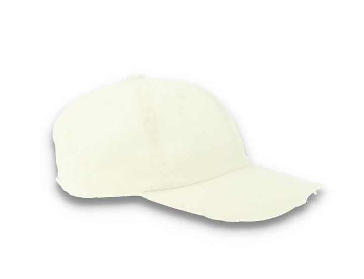 Low Profile Destroyed Cap White 6245DC - LOKK