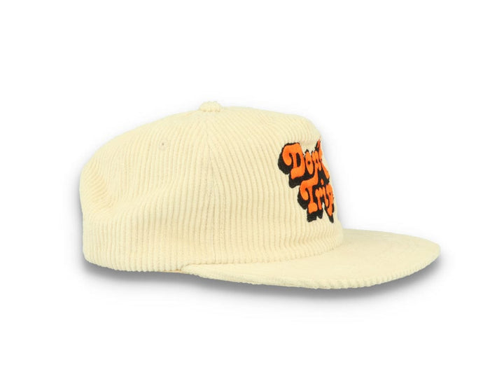 Free & Easy Don't Trip Fat Corduroy Snapback Cap Bone - LOKK