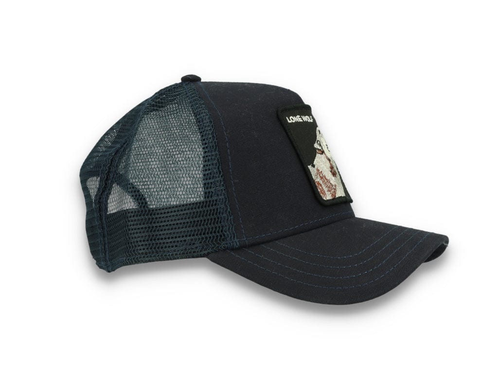 Goorin Trucker Cap The Lone Wolf Navy - LOKK