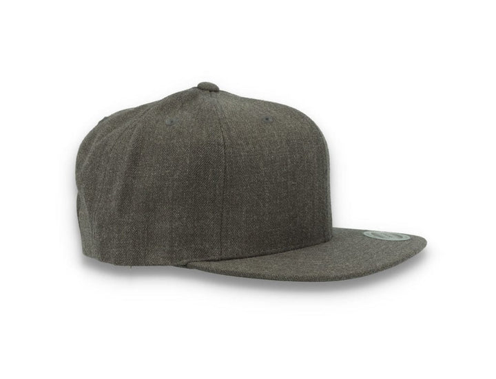 Dark Heather Grey/Dark Grey Snapback Cap - Yupoong 6089M - LOKK