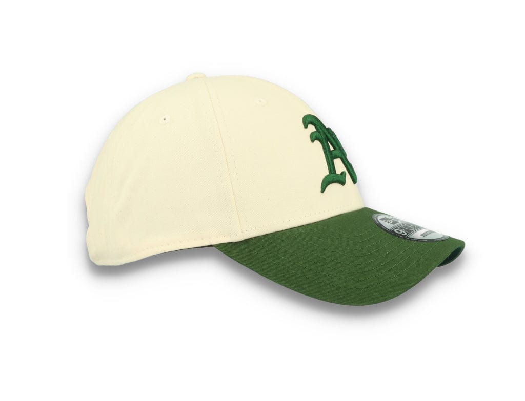 9FORTY MLB Oakland Athletics Off White/Dark Green - LOKK