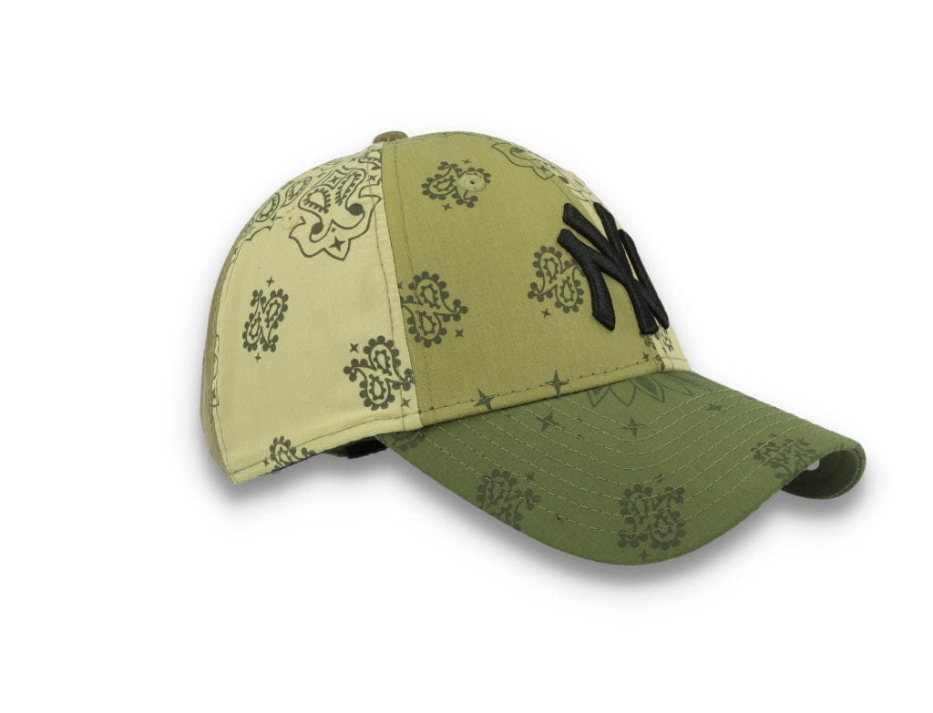 9FORTY Paisley Print NY Yankees Olive - LOKK