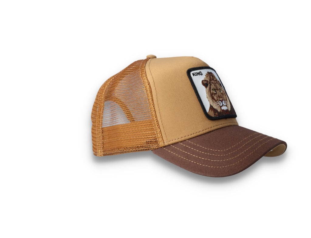 Goorin Trucker Cap The King Lion Brown - LOKK