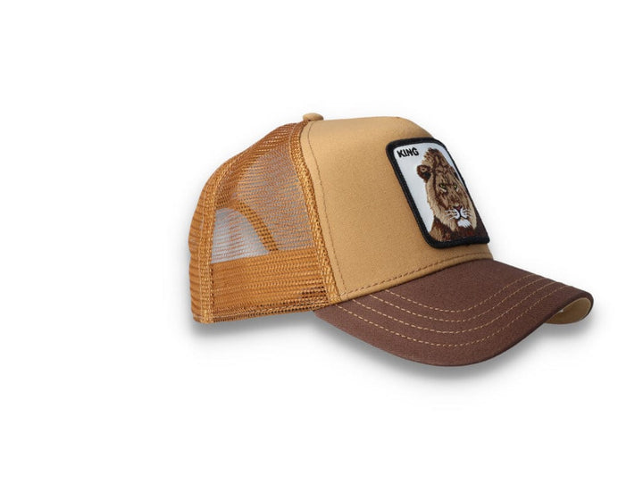 Goorin Trucker Cap The King Lion Brown - LOKK