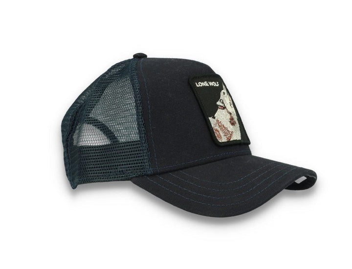 Goorin Trucker Cap The Lone Wolf Navy - LOKK