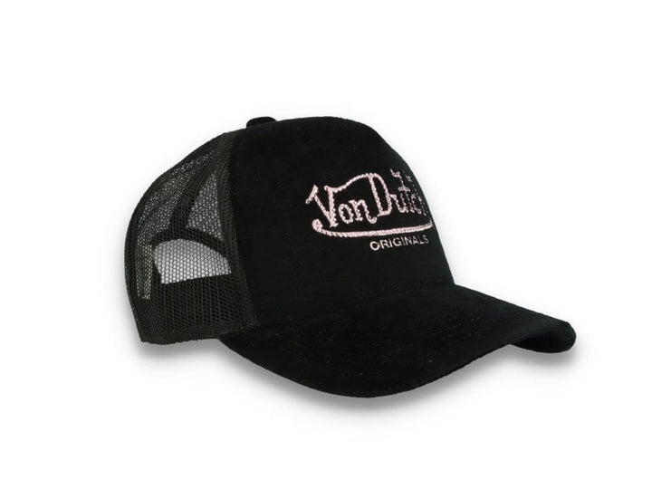Von Dutch Trucker Cap Miami Velvet Black/Black - LOKK