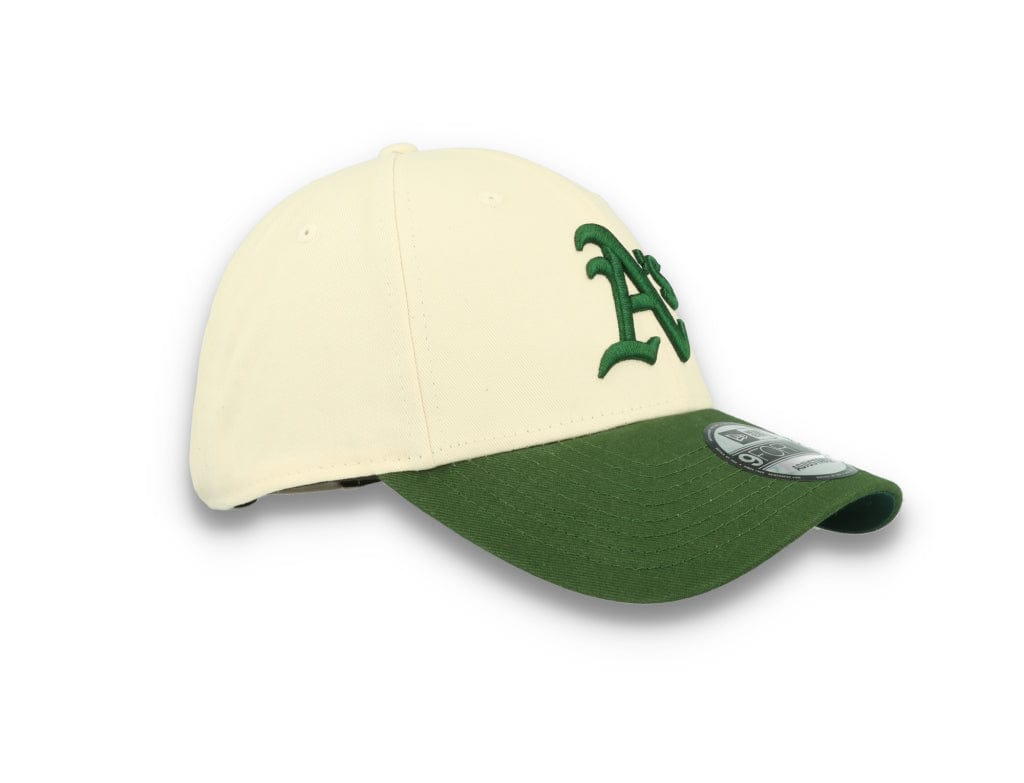 9FORTY MLB Oakland Athletics Off White/Dark Green - LOKK