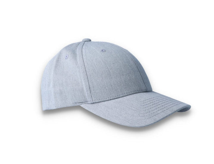 Curved Baseball Cap Snapback Heather Grey - Yupoong 7706 - LOKK