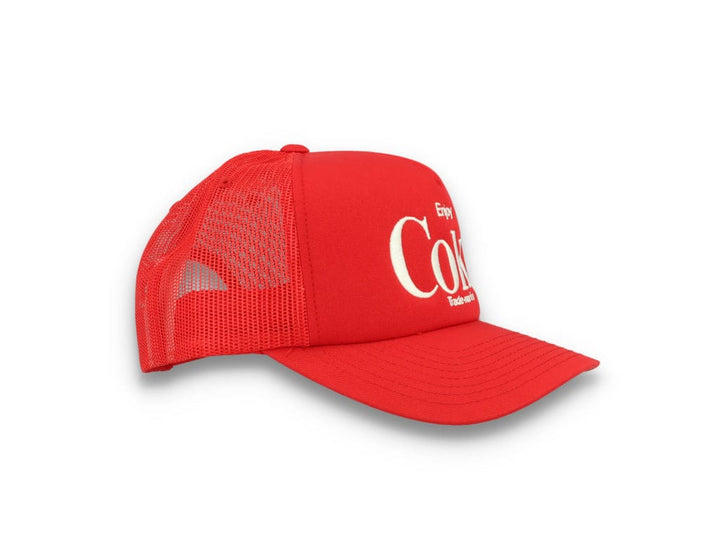 Coca-Cola Enjoy Trucker Cap Coke Red - LOKK