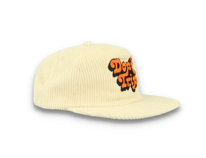 Free & Easy Don't Trip Fat Corduroy Snapback Cap Bone - LOKK