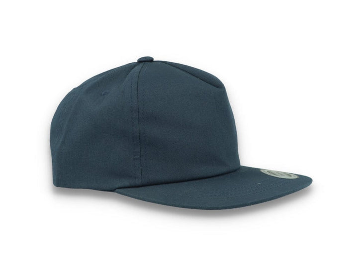 Yupoong 6502 Unstructured 5-Panel Snapback Cap Navy - LOKK