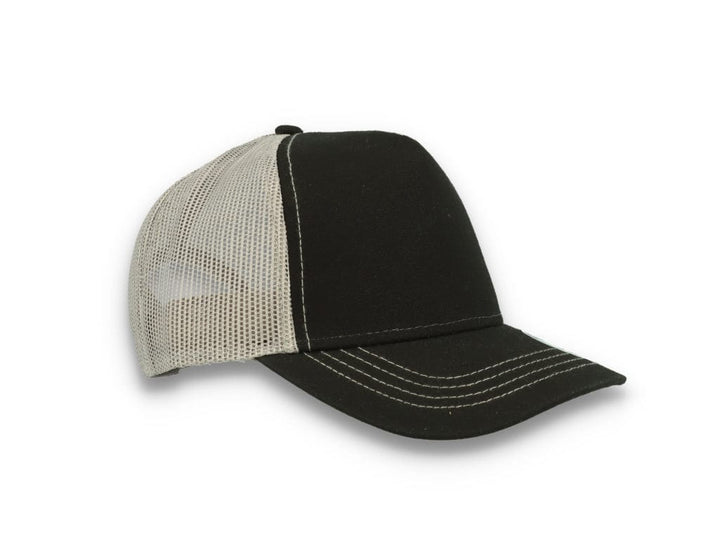 Trucker Cap Black/Grey Atlantis Rapper Canvas - LOKK