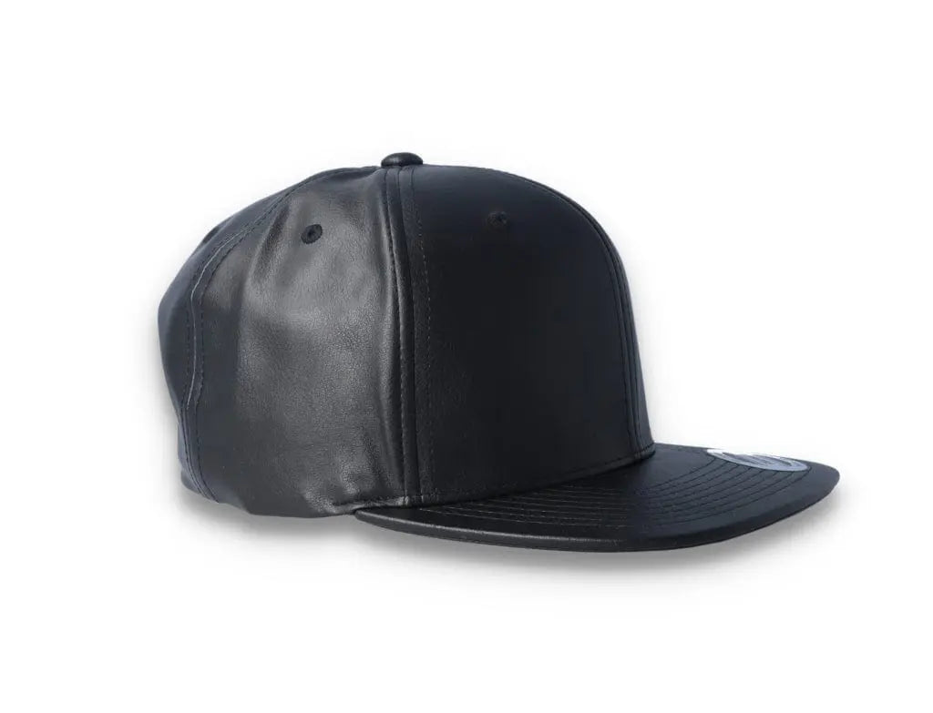 Yupoong Snapback Full Leather 6089FL Black - LOKK