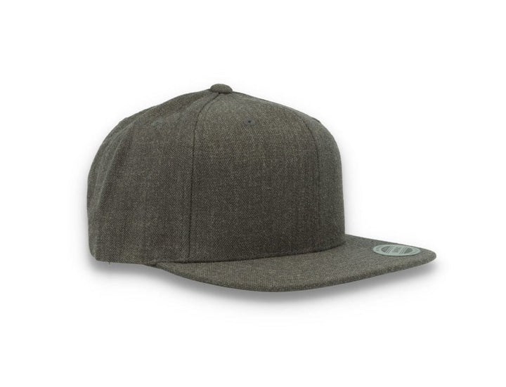 Dark Heather Grey/Dark Grey Snapback Cap - Yupoong 6089M - LOKK