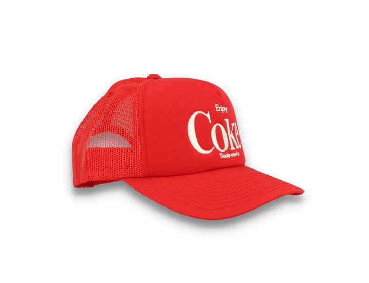 Coca-Cola Enjoy Trucker Cap Coke Red - LOKK