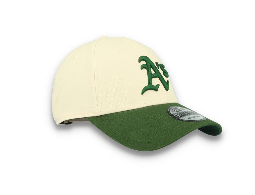 9FORTY MLB Oakland Athletics Off White/Dark Green - LOKK