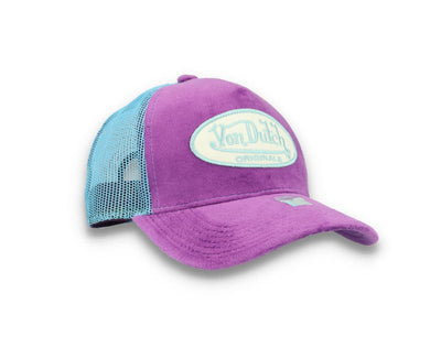 Von Dutch Trucker Cap Velvet Lilac/Blue