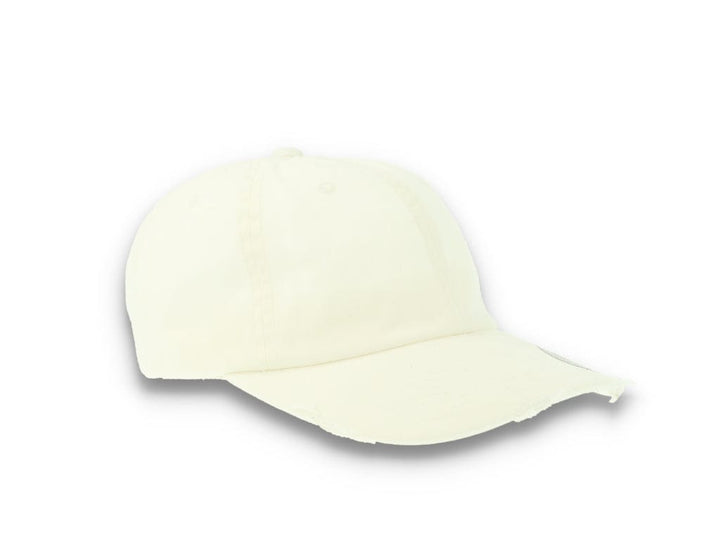 Low Profile Destroyed Cap White 6245DC - LOKK