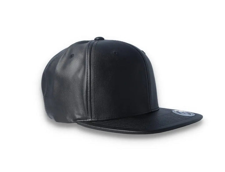 Yupoong Snapback Full Leather 6089FL Black - LOKK