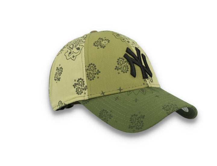 9FORTY Paisley Print NY Yankees Olive - LOKK