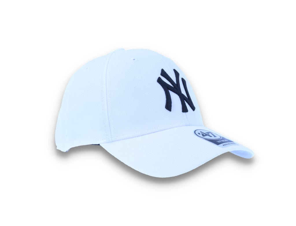 Cap New York Yankees White/Black MLB MVP Wool - LOKK