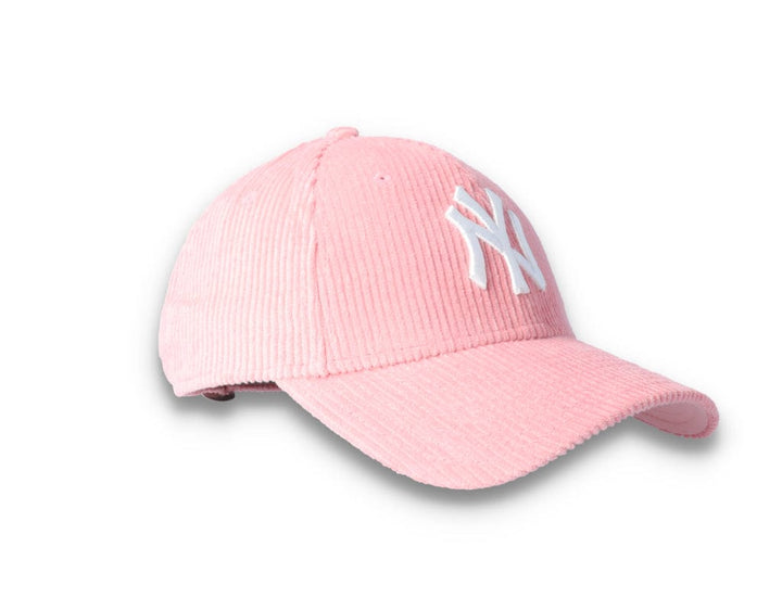 Dame Cap NY Yankees Pink Fashion Cord 9FORTY Womens - LOKK