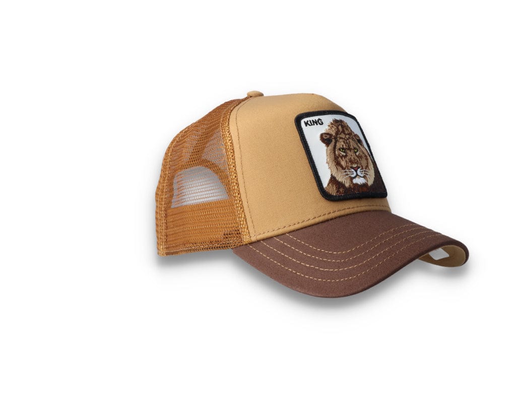 Goorin Trucker Cap The King Lion Brown - LOKK