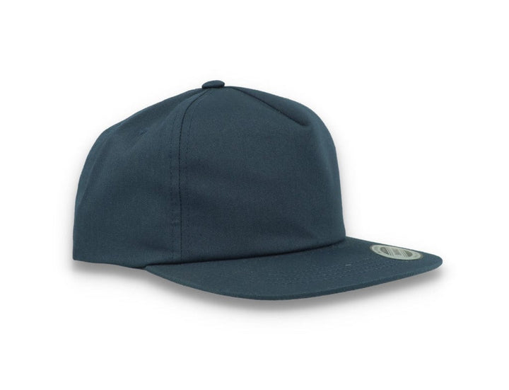 Yupoong 6502 Unstructured 5-Panel Snapback Cap Navy - LOKK