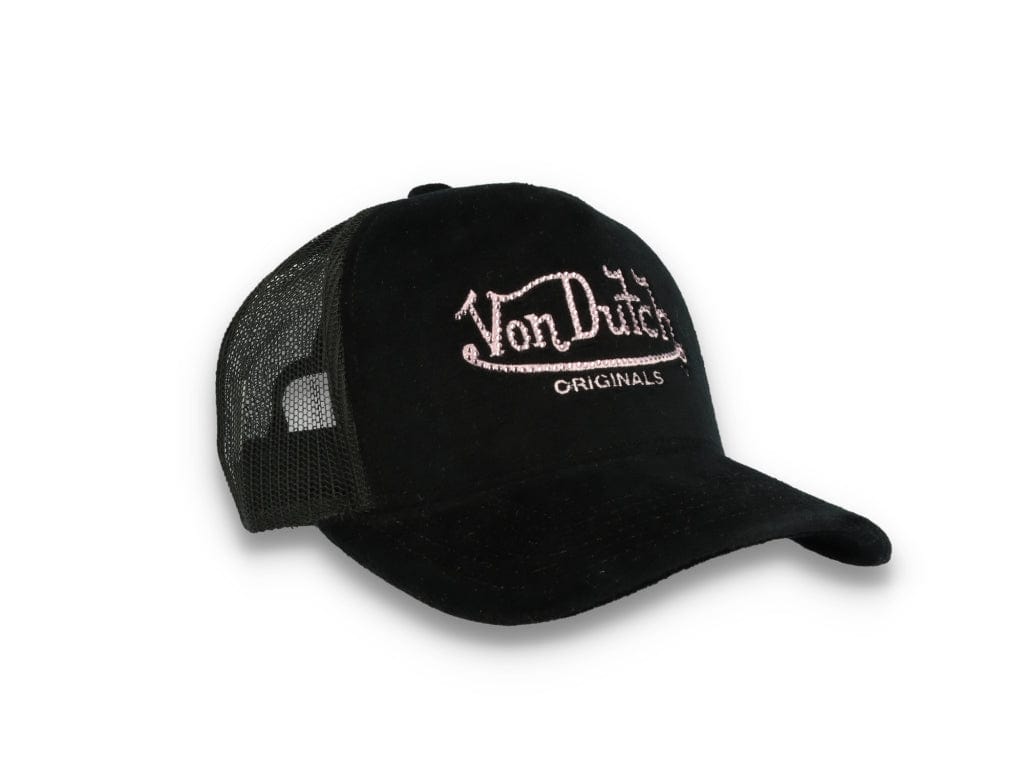 Von Dutch Trucker Cap Miami Velvet Black/Black - LOKK
