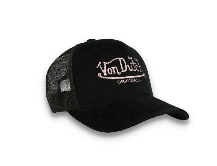 Von Dutch Trucker Cap Miami Velvet Black/Black - LOKK
