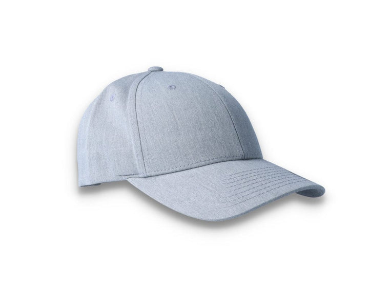 Curved Baseball Cap Snapback Heather Grey - Yupoong 7706 - LOKK