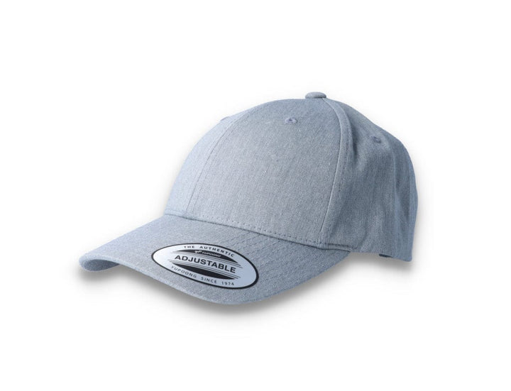Curved Baseball Cap Snapback Heather Grey - Yupoong 7706 - LOKK