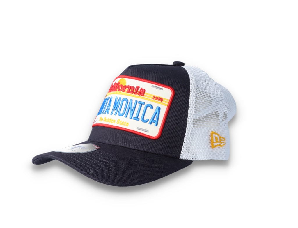 Trucker Cap Navy License Plate 9FORTY A-Frame Trucker - LOKK