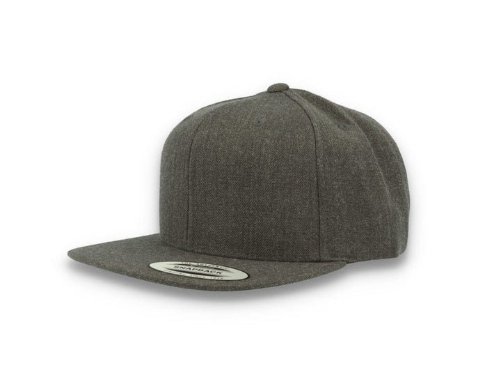 Dark Heather Grey/Dark Grey Snapback Cap - Yupoong 6089M - LOKK