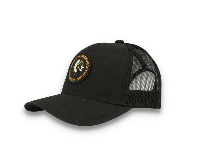 Trucker Cap Rival Stamp X MP Mesh Cap Black - LOKK