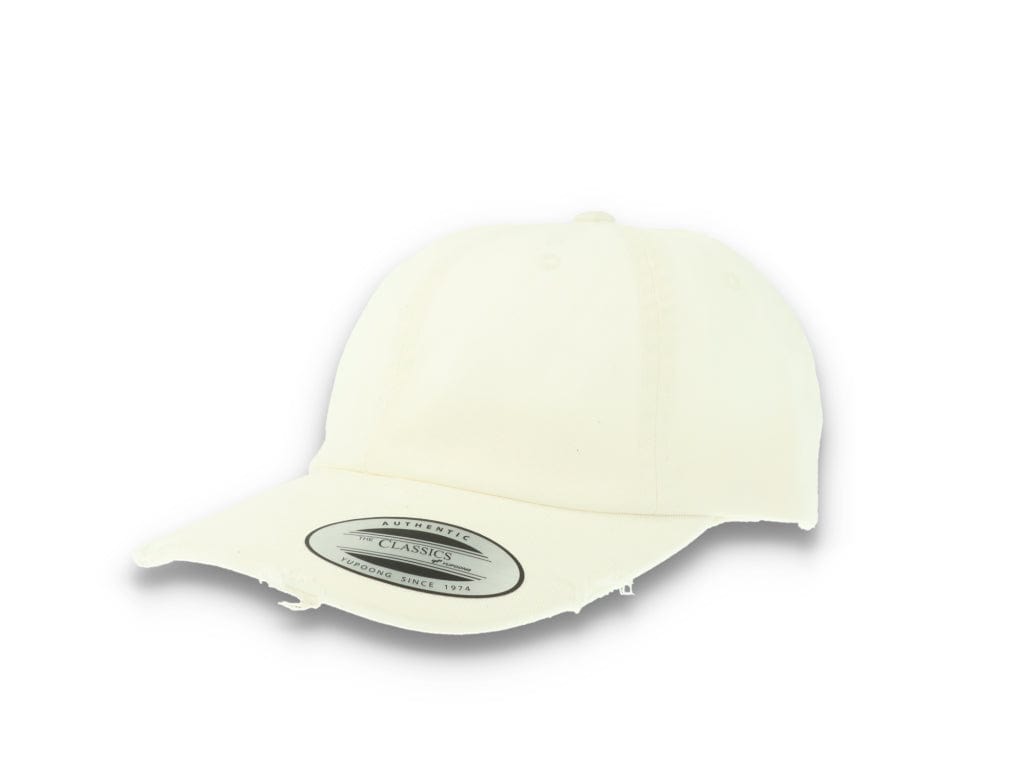 Low Profile Destroyed Cap White 6245DC - LOKK
