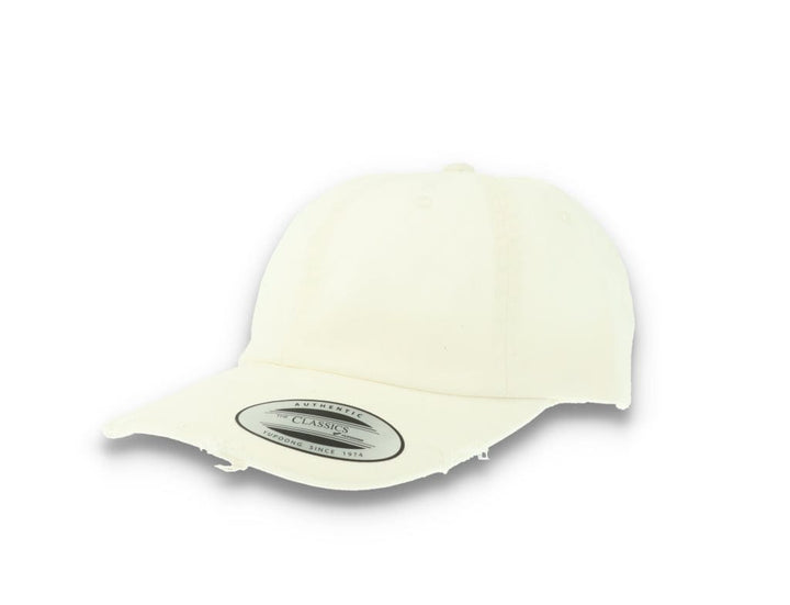 Low Profile Destroyed Cap White 6245DC - LOKK
