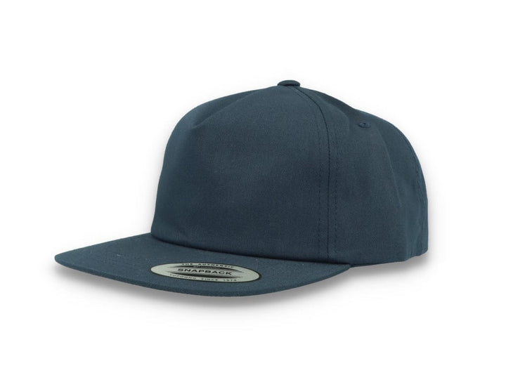 Yupoong 6502 Unstructured 5-Panel Snapback Cap Navy - LOKK