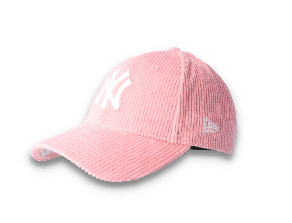 Dame Cap NY Yankees Pink Fashion Cord 9FORTY Womens - LOKK