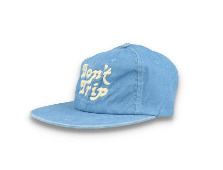 Free & Easy Don't Trip Strapback Hat Washed Light Blue - LOKK
